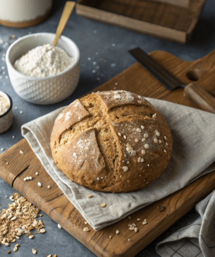 Spelt and Oat Soda Bread