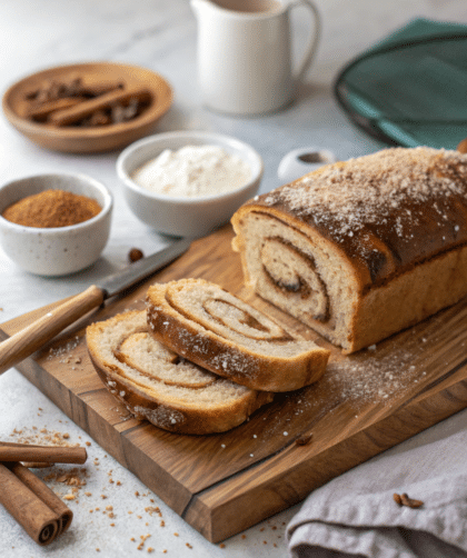 Spelt Cinnamon Swirl Bread