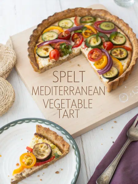 Spelt Mediterranean Vegetable Tart