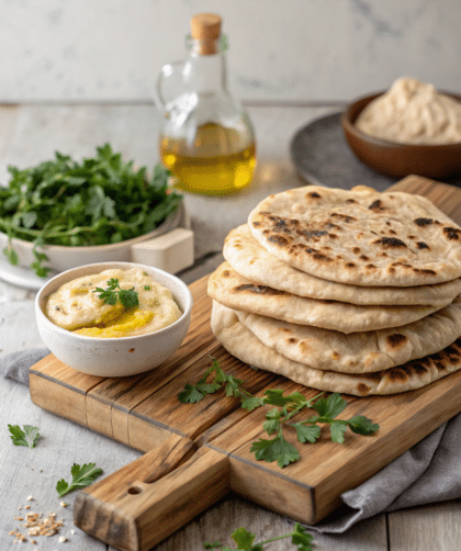 Spelt Flatbreads for Dipping