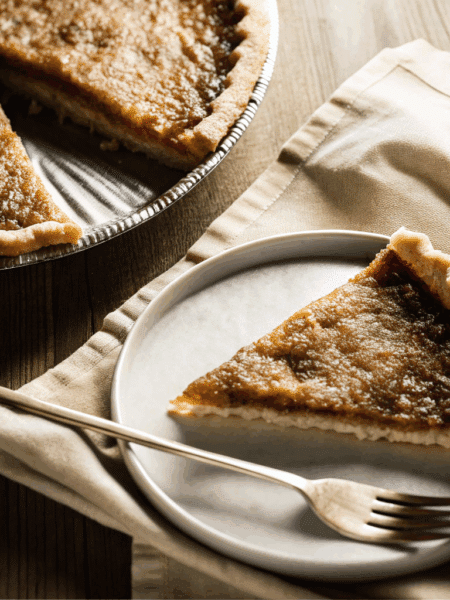 classic british spelt treacle tart