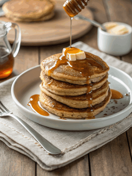 spelt pancakes with maple syrup recipe