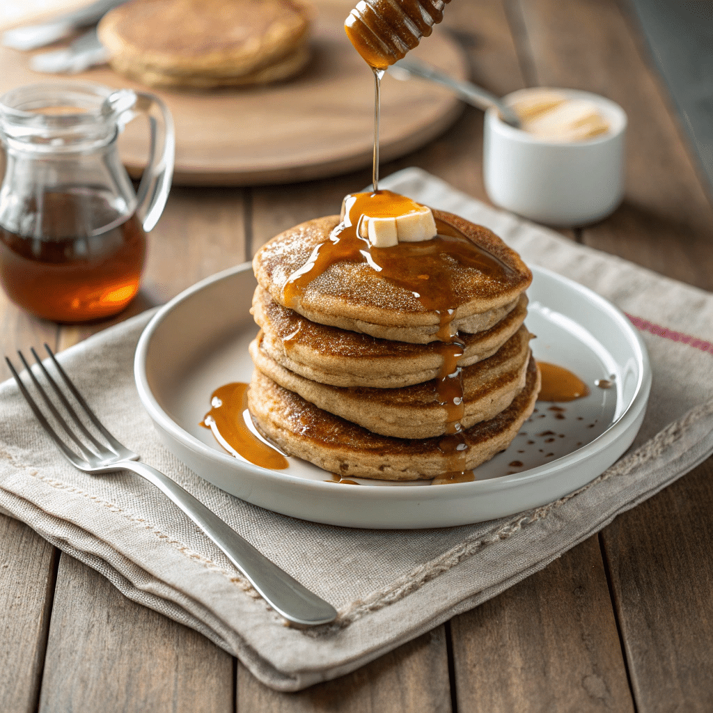 spelt pancakes with maple syrup recipe