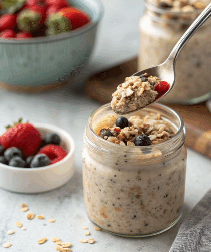 spelt overnight oats recipe