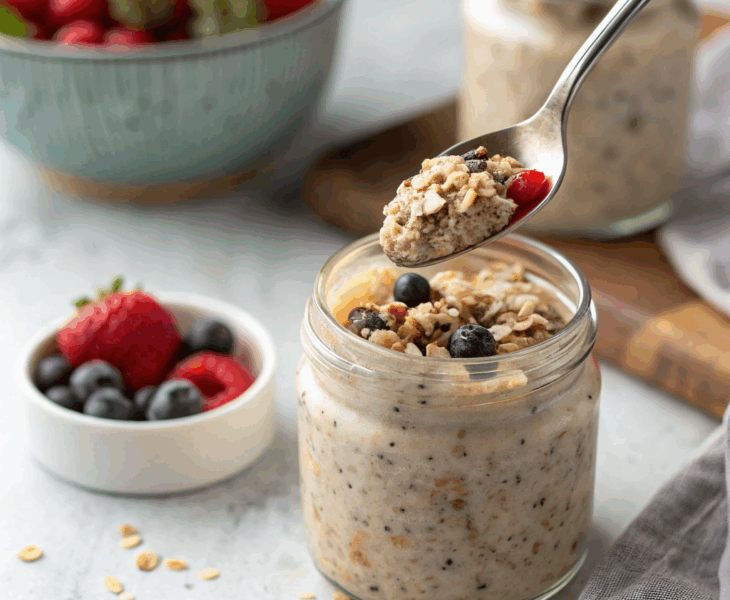 spelt overnight oats recipe