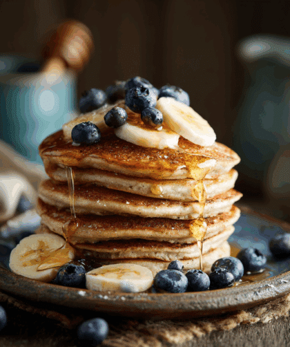 fluffy Spelt Protein Pancakes Recipe
