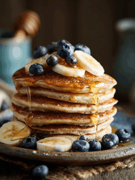fluffy Spelt Protein Pancakes Recipe