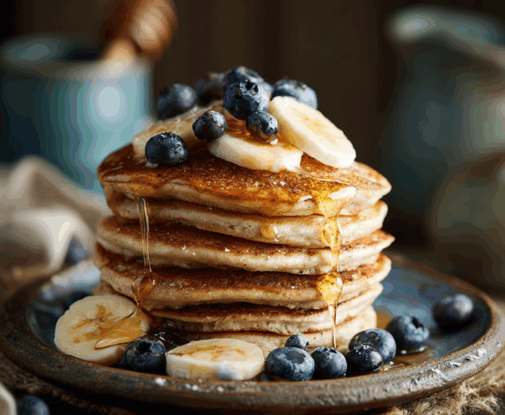 fluffy Spelt Protein Pancakes Recipe