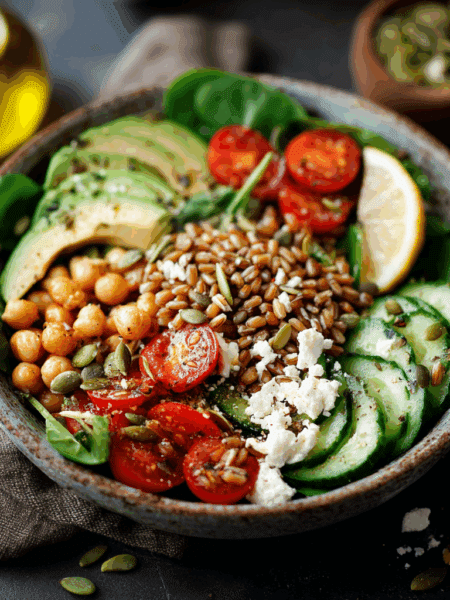 Spelt Superfood Bowl Recipe – Nutritious Buddha Bowl Packed with Superfoods
