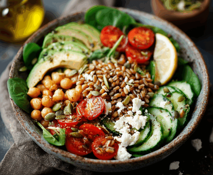 Spelt Superfood Bowl Recipe – Nutritious Buddha Bowl Packed with Superfoods