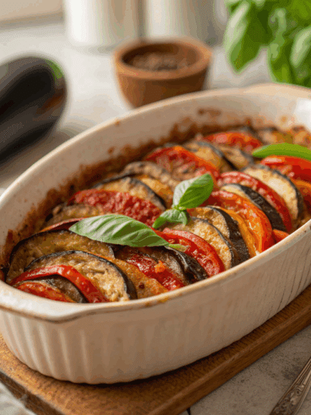 Spelt Ratatouille Bake