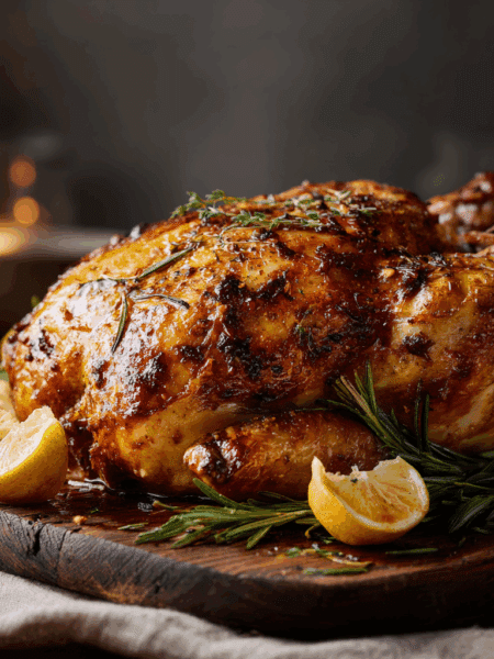 food photograph of Spelt Beer Brined Chicken