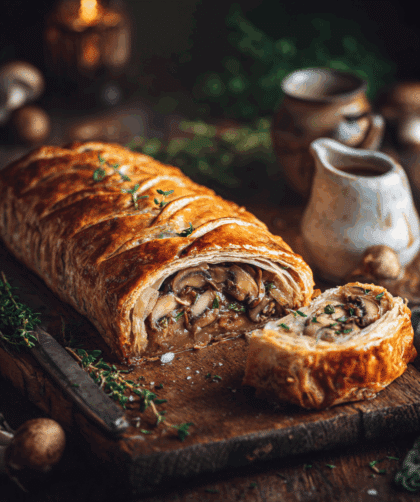 Spelt Mushroom Wellington