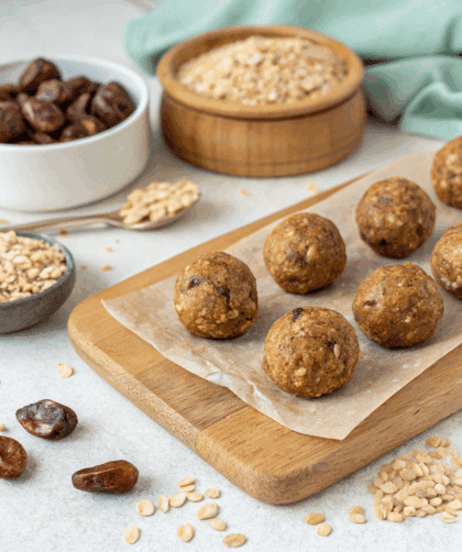 Round spelt energy bites