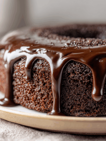 Spelt Stout Chocolate Cake made exactly to the recipe