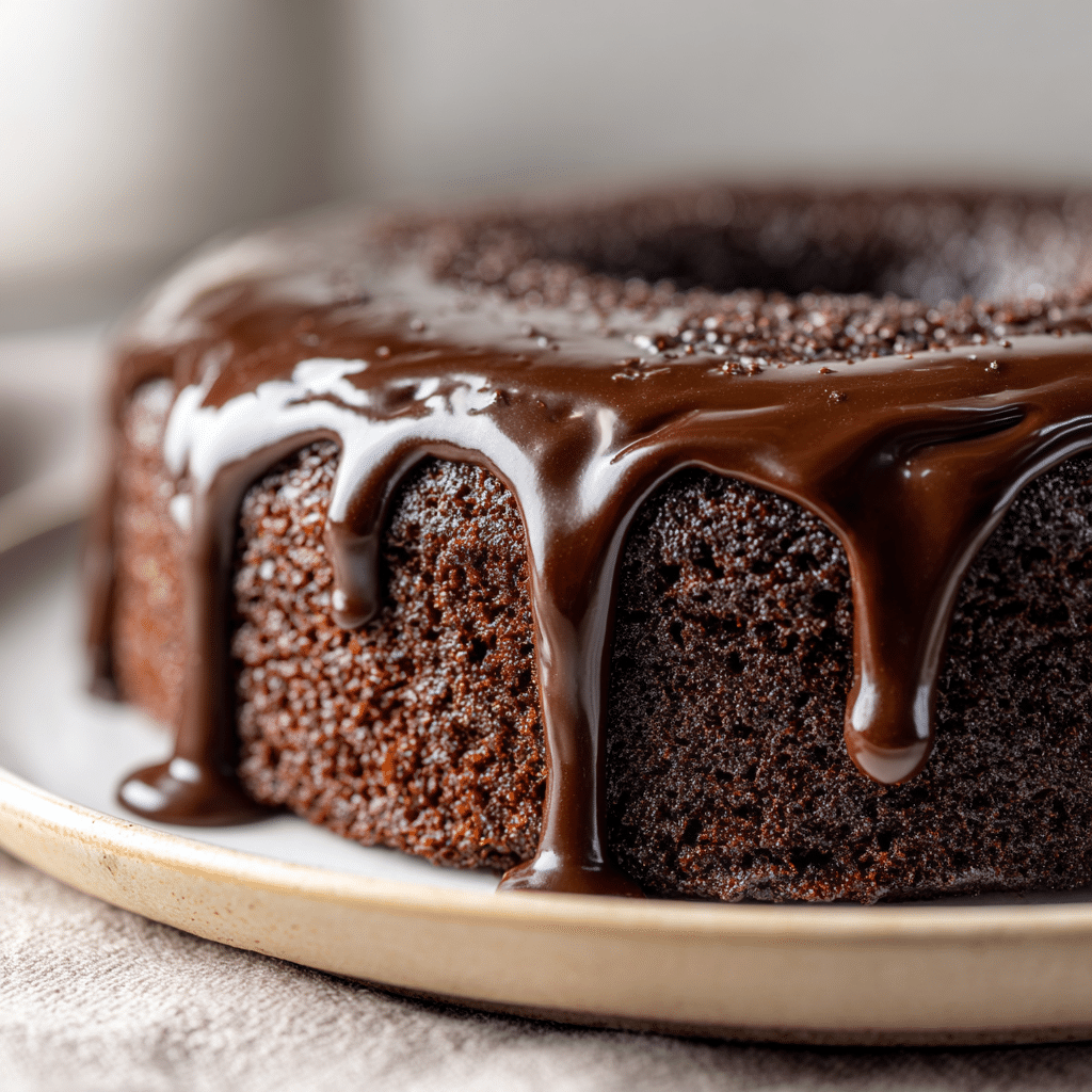 Spelt Stout Chocolate Cake made exactly to the recipe