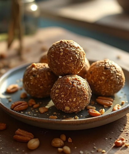 Spelt Energy Balls with Nuts