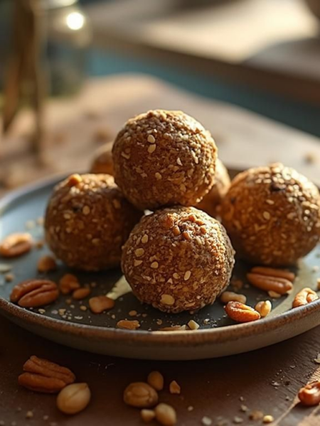 Spelt Energy Balls with Nuts